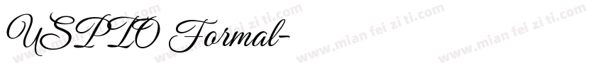 USPTO Formal字体转换